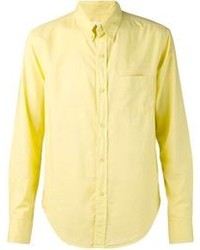 Chemise à manches longues jaune Band Of Outsiders
