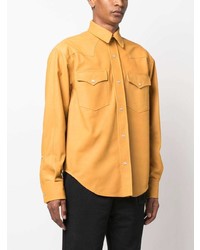 Chemise à manches longues jaune VTMNTS