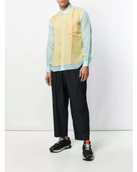 Chemise à manches longues jaune Comme Des Garcons Homme Plus