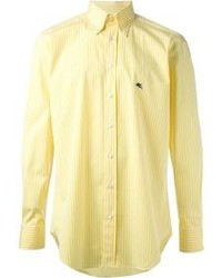 Chemise à manches longues jaune Etro