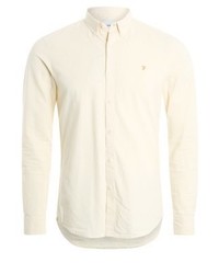 Chemise à manches longues jaune Farah