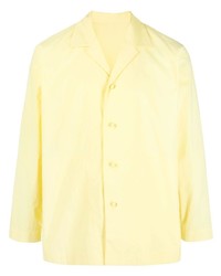 Chemise à manches longues jaune Homme Plissé Issey Miyake