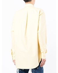 Chemise à manches longues jaune Doublet