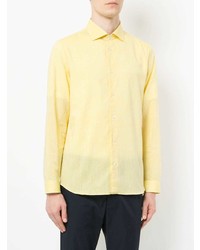 Chemise à manches longues jaune Loveless