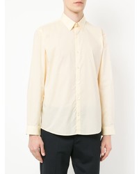 Chemise à manches longues jaune Cerruti 1881