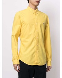 Chemise à manches longues jaune Polo Ralph Lauren