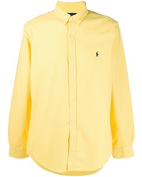 Chemise à manches longues jaune Polo Ralph Lauren