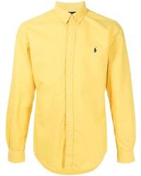 Chemise à manches longues jaune Polo Ralph Lauren