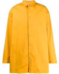 Chemise à manches longues jaune Qasimi