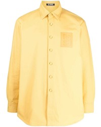 Chemise à manches longues jaune Raf Simons