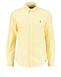 Chemise à manches longues jaune Ralph Lauren
