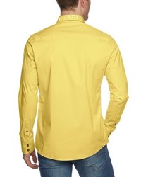 Chemise à manches longues jaune Redbridge
