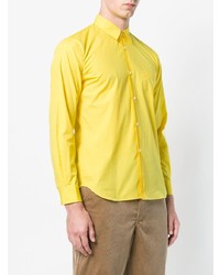 Chemise à manches longues jaune Comme Des Garçons Shirt Boys
