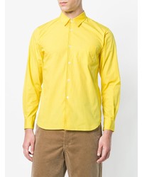 Chemise à manches longues jaune Comme Des Garçons Shirt Boys