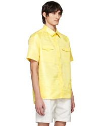 Chemise à manches longues jaune Kanghyuk