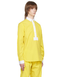 Chemise à manches longues jaune Sébline