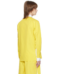 Chemise à manches longues jaune Sébline