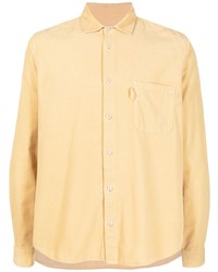 Chemise à manches longues jaune YMC