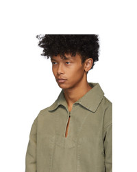 Chemise à manches longues marron clair Jacquemus