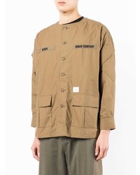 Chemise à manches longues marron clair WTAPS