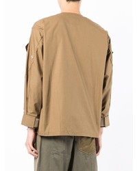 Chemise à manches longues marron clair WTAPS