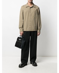 Chemise à manches longues marron clair Acne Studios