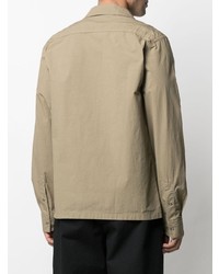 Chemise à manches longues marron clair Acne Studios