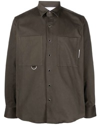 Chemise à manches longues marron foncé Low Brand