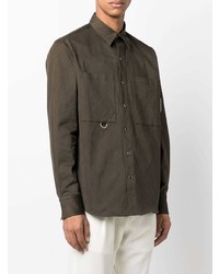 Chemise à manches longues marron foncé Low Brand