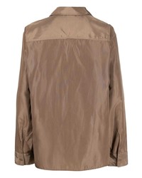 Chemise à manches longues marron Filippa K