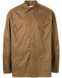 Chemise à manches longues marron Yoshiokubo