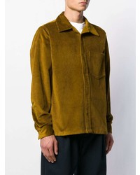 Chemise à manches longues moutarde Acne Studios