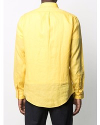 Chemise à manches longues moutarde Polo Ralph Lauren
