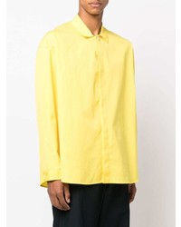 Chemise à manches longues moutarde Sunnei