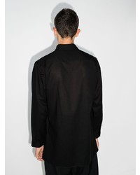 Chemise à manches longues noire et blanche Yohji Yamamoto