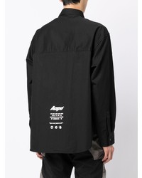 Chemise à manches longues noire AAPE BY A BATHING APE