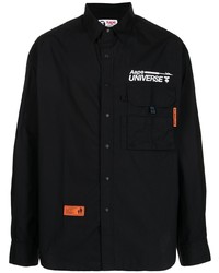 Chemise à manches longues noire AAPE BY A BATHING APE