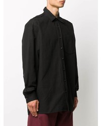 Chemise à manches longues noire Acne Studios