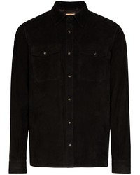 Chemise à manches longues noire Ajmone