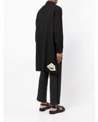 Chemise à manches longues noire Yohji Yamamoto