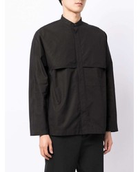 Chemise à manches longues noire Jil Sander