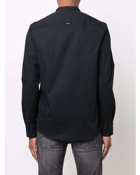 Chemise à manches longues noire Calvin Klein