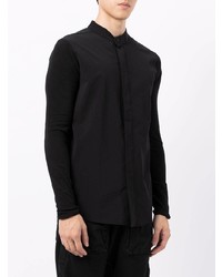 Chemise à manches longues noire Thom Krom