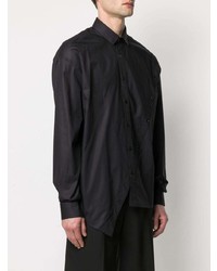 Chemise à manches longues noire Les Hommes