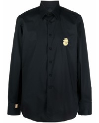 Chemise à manches longues noire Billionaire