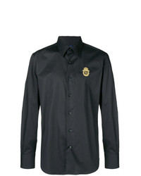 Chemise à manches longues noire Billionaire