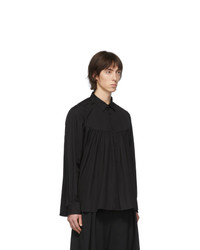 Chemise à manches longues noire Comme Des Garcons Homme Plus