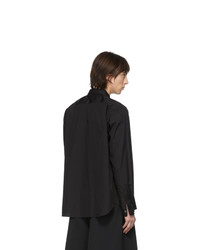 Chemise à manches longues noire Comme Des Garcons Homme Plus