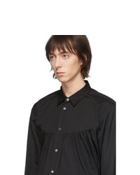 Chemise à manches longues noire Comme Des Garcons Homme Plus