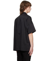 Chemise à manches longues noire Attachment